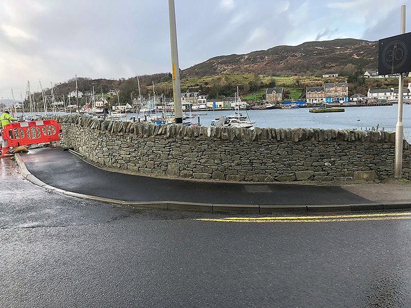 Drystone wall Tarbert